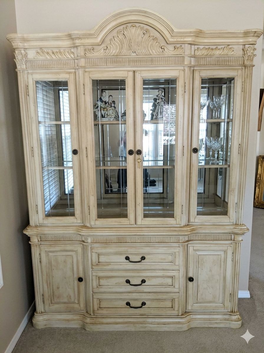 China cabinet ready to be professionally wrapped